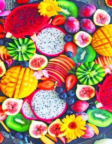 Tasty Fruits Collection Paint By Numbers