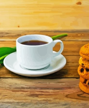 Tea and Cookie Delight Paint By Numbers