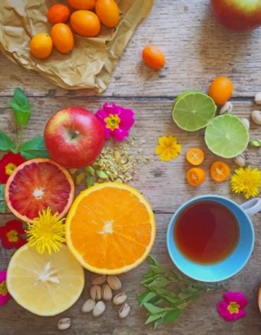 Refreshing Tea and Fruit Paint By Numbers