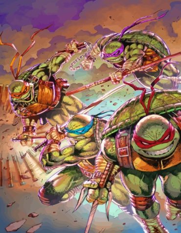 Teenage Mutant Ninja Turtles Heroes Paint By Numbers