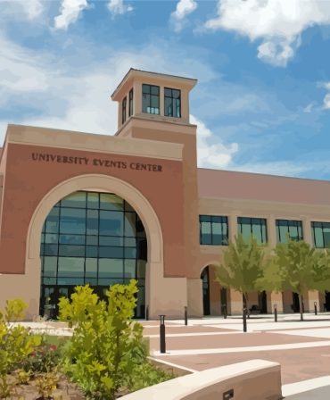 Texas State University Events Center Paint By Numbers