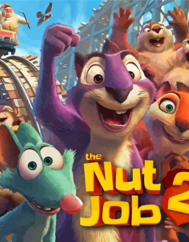 The Nut Job Animated Movie Paint By Numbers