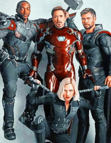 Marvel Superheroes Paint By Numbers