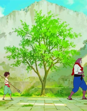 The Boy and the Beast Anime Paint By Numbers