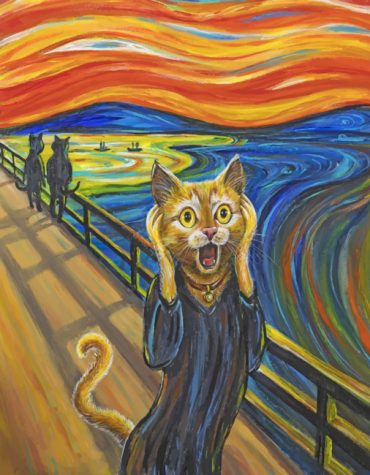 The Scream Cat Paint By Numbers