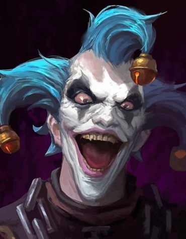 Crazy Clown Art Paint By Numbers