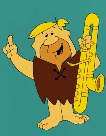 Barney Rubble Cartoon Paint By Numbers