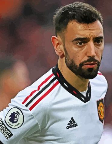 Bruno Fernandes Manchester United Paint By Numbers