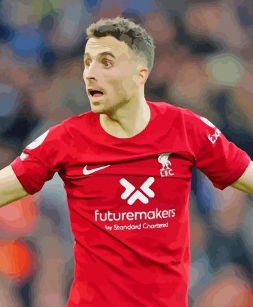 Diogo Jota Football Icon Paint By Numbers