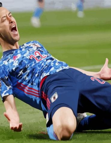 Football Star Maya Yoshida Paint By Numbers
