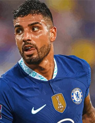 Emerson Palmieri Famous Footballer Paint By Numbers