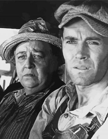 Vintage Grapes Of Wrath Film Paint By Numbers