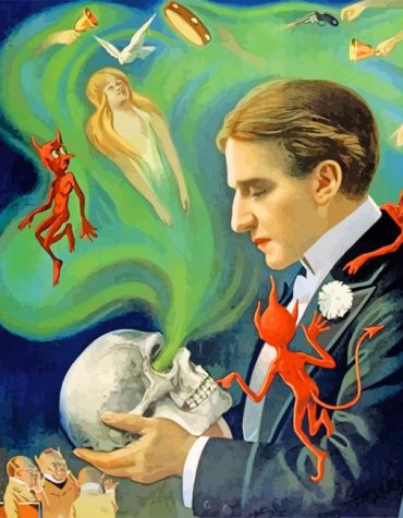 Great Magician Fantasy Scene Paint By Numbers