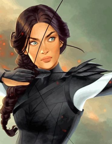 Jennifer Lawrence Hunger Games Paint By Numbers