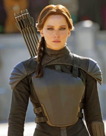 Jennifer Lawrence in Action Film Paint By Numbers