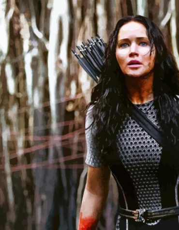 Jennifer Lawrence Hunger Games Paint By Numbers