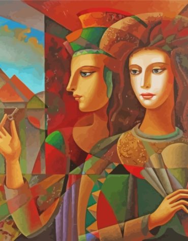 Abstract Woman Paint By Numbers