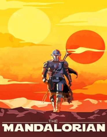 The Mandalorian Pop Art Paint By Numbers