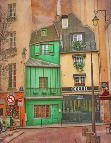 Paris Buildings Paint By Numbers
