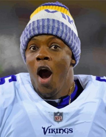 Football Legend Teddy Bridgewater Paint By Numbers