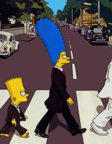 Simpsons Beatles Cartoon Paint By Numbers