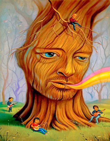 Fantastic Surrealist Tree Paint By Numbers