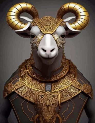 White Goat Animal Series Paint By Numbers