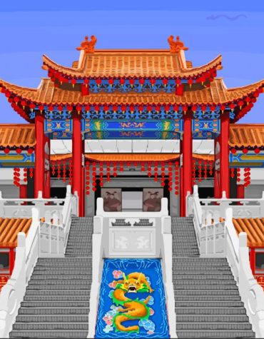 Thean Hou Temple Kuala Lumpur Paint By Numbers