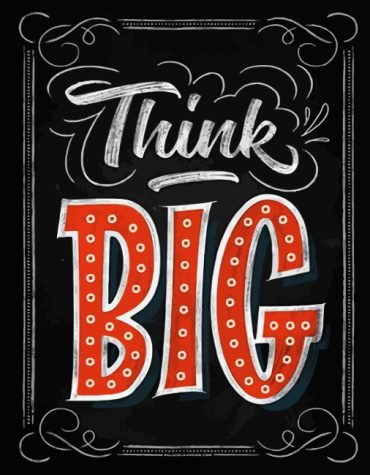 Think Big Motivational Posters Paint By Numbers