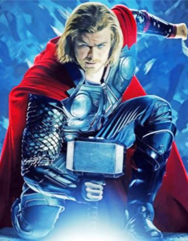 Thor Avenger Marvel Hero Paint By Numbers
