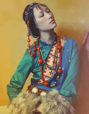 Tibetan Woman Paint By Numbers