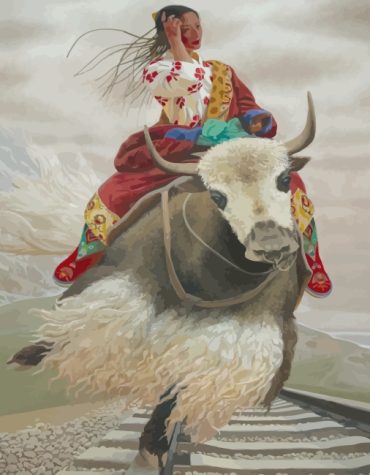 Tibetan Woman Paint By Numbers