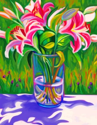 Tiger Lily Blossom Paint By Numbers