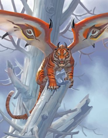 Tiger Fantasy Art Paint By Numbers