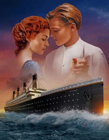 Romantic Jack and Rose Paint By Numbers