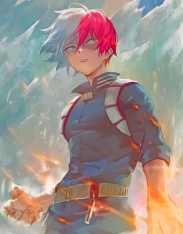 Todoroki My Hero Academia Paint By Numbers