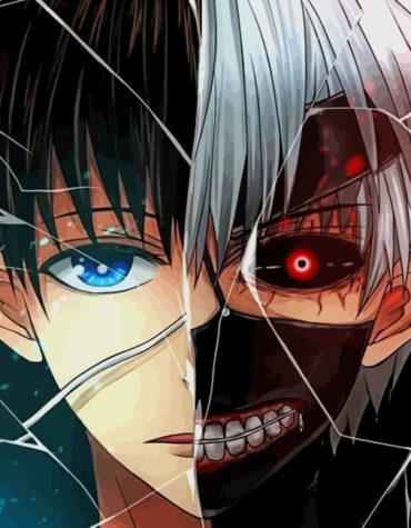 Tokyo Ghoul Anime Ken Kaneki Paint By Numbers