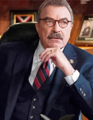 Tactical Tom Selleck Blue Bloods Paint By Numbers
