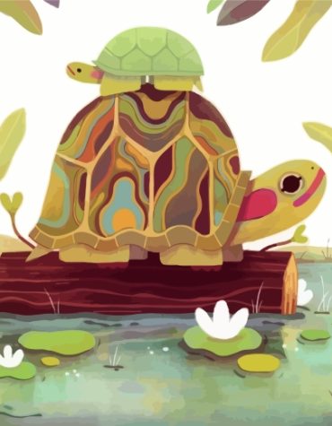 Tortoise Turtle Journey Paint By Numbers