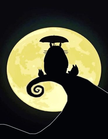Totoro Anime Moon Paint By Numbers