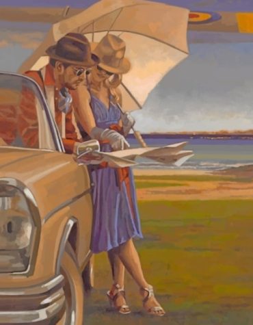 Romantic Travelers Adventure Paint By Numbers