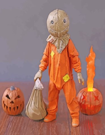 Sam's Creepy Trick r Treat Paint By Numbers