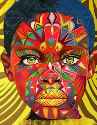 Trippy African Black Boy Paint By Numbers
