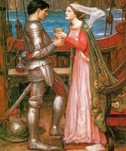 Tristam and Isolde Waterhouse Paint By Numbers