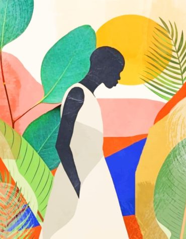 Tropical Girl Artworks Paint By Numbers