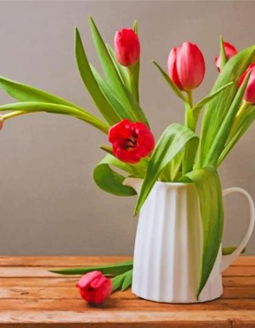 Tulips Still Life Paint By Numbers