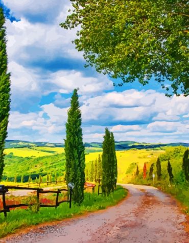 Tuscany Italy Toscana Paint By Numbers
