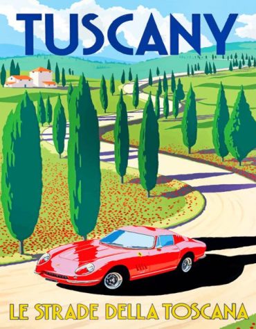 Tuscany Italy Landscape Paint By Numbers