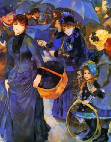 Umbrellas Renoir Artistry Paint By Numbers