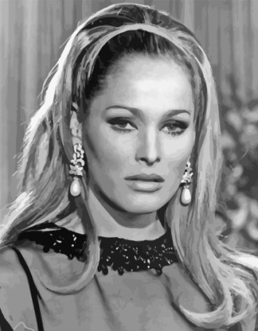 Famous Actress Ursula Andress Paint By Numbers